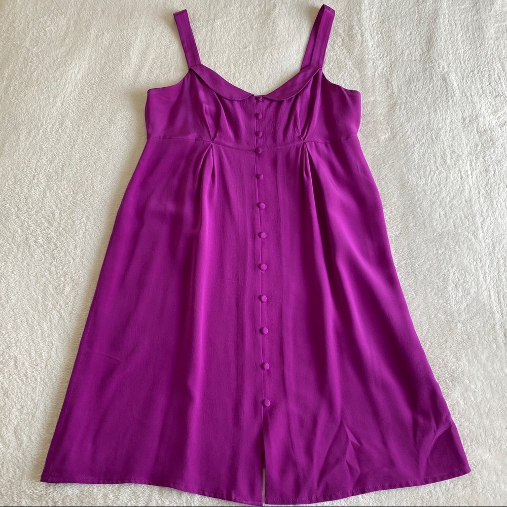 Walter Spaghetti Strap Button Down Shirt Dress